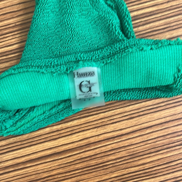 Hunza G Vibrant Green Bikini Set O/S - Picture 4 of 4